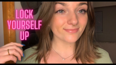 Lock Yourself Up For Goddess Emma Chastity Cuckold Verbal Humiliation