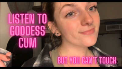 Listen To Goddess Cum... But You Can't Touch JOI Orgasm Control Denial Worship Verbal Humiliation