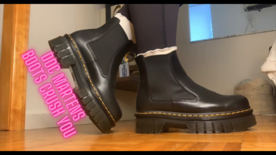 Doc Martens Boots Crush You Shoe Socks Feet Foot Fetish Goddess Worship Verbal Humiliation