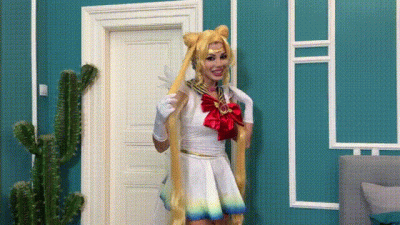 Sexy Cute Sailor Moon Slavena Tease