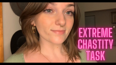 Extreme Chastity Task Cage Orgasm Control Denial Goddess Worship Verbal Humiliation Slave Training