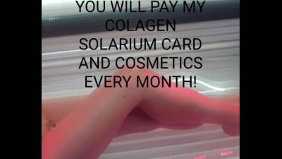 You Will Pay My Collagen Solarium Card And Collagen Cosmetics Loser!