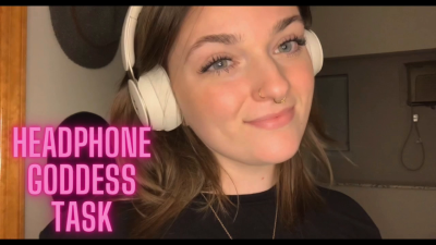 Headphone Goddess Task Slave Training Worship Verbal Humiliation