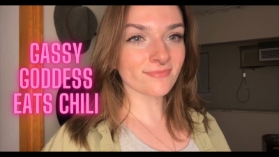 Gassy Goddess Eats Chili Fart BBW Ass Farts Toilet Worship Verbal Humiliation