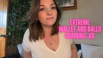 Extreme Wallet And Balls Draining JOI Money Fetish Jerk Off Instruction Orgasm Control Gooning Goddess Worship