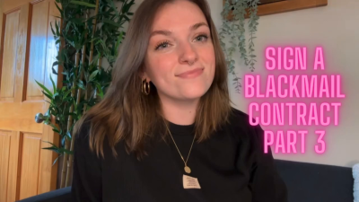 Sign A Blackmail Contract Part 3 Tpe Homewrecker Homewrecking Goddess Worship Expose Exposure Verbal