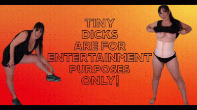 Small Dicks Are For Entertainment Purposes Only