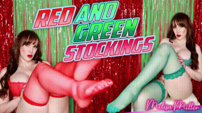Red And Green Stockings