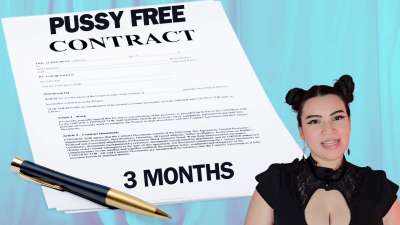 Pussy Free Pledge Contract Real 3 Month Pussy Free Guidance By Countess Wednesday Pussy Denial, Sexual Rejection, Loser Porn, And Loser Lifestyle Mp4 1080P