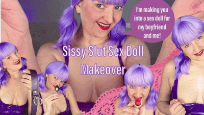 Sissy Slut Sex Doll Makeover Sissification Femdom POV