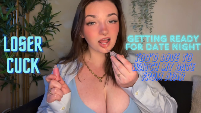 Watch My Date From Afar Cuckold Verbal Humiliation Goddess Worship