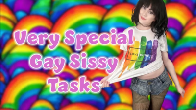 Very Special Gay Sissy Tasks For Pride