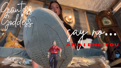 Say No And I'll End You Giantess Goddess Worship Total Power Exchange Tpe Foot Feet Shoe Fetish Loser Verbal Humiliation Degradation