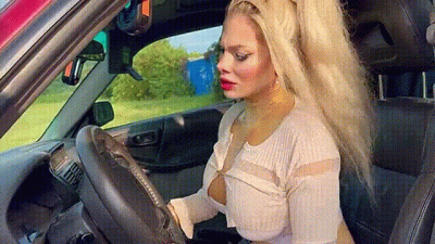 Sexy Pump Riding Huge Boobs Red Highheels