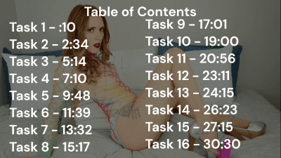 Sissy Tasks Compilation Training Tasks Interactive