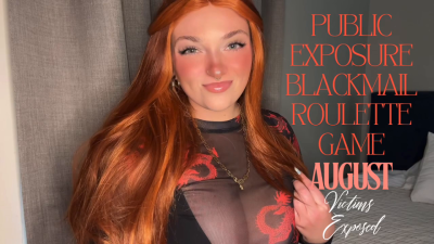 Public Exposure Homewrecker Blackmail Roulette Game August Victims Exposed