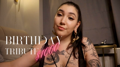 Birthday Tribute $1000 By Devillish Goddess Ileana