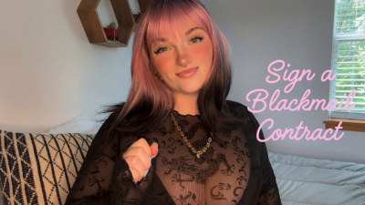 Sign A Blackmail Contract Tpe Total Power Exchange Exposure Manipulation Homewreck Humiliation Homewrecking Goddess Worship Manipulatrix