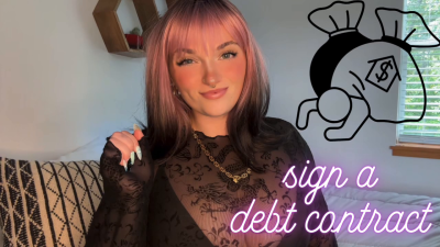 Sign A Debt Contract Tpe Total Power Exchange Blackmail Homewreck Humiliation Manipulation