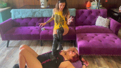 Foot Sniffing Slave