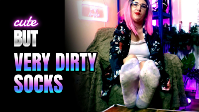 Lady Angela Cute But Very Dirty Socks Red Lipstick Tattoed Goddess Glasses