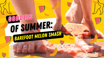 Curvy Sole Goddess Goddess Of Summer: Barefoot Melon Smash