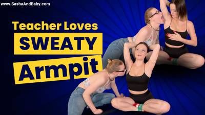 Sweaty Armpit Loving Teacher Worships Student