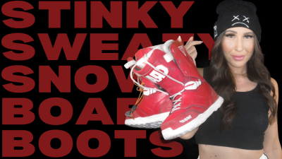 Stinky Sweaty Snowboard Boots