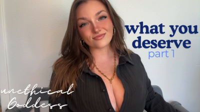 What You Deserve Part 1 Unethical Findom Homewrecker Tpe Total Power Exchange Slave Training Financial Domination Goddess Worship Loser Verbal Humiliation Degradation