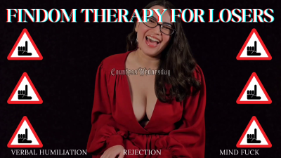 Findom Therapy-Fantasy For Losers Hardcore Humiliation Mind Fuck With Findomme Countess Wednesday Verbal Humiliation, Financial Domination, Loser Humiliation Mp4 1080P Audio Only