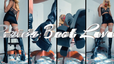 Rosie's Boot Lover- Ebony Femdom Goddess Rosie Reed Boot Fetish Beta Male Humilation And Long Legs Tease