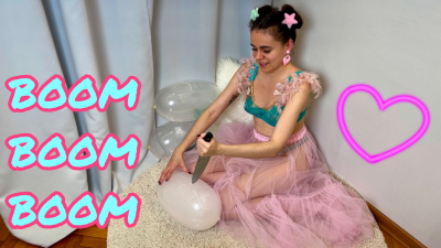 Little Fairy Has Fun Burst Magic Bubbles 4K