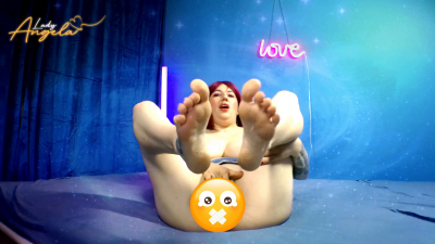 Lady Angela Dirty Feet And Toe Rings Fingering Pussy Masturbation Foot Tattoo Tattooed Goddess