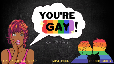 You're Gay - Gay Encouragement Wake Up Call With Countess Wednesday - Bisexual Encouragement, Mind Fuck Mp4 1080P Audio Only