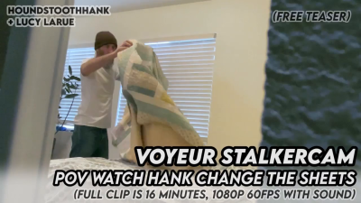 Voyeur Stalkercam POV Watch Me Change The Sheets