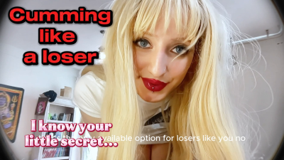 Cumming Like A Loser Virgin Humiliation Femdom POV JOI