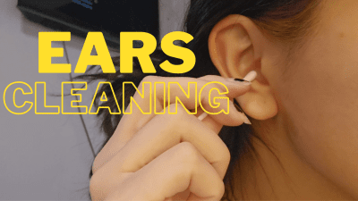 Cleaning My Ears Close Up