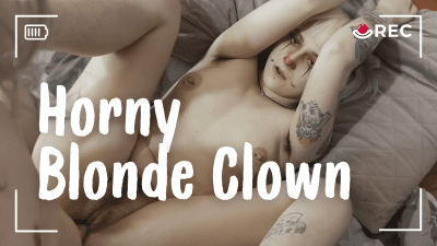 Horny Blonde Clown