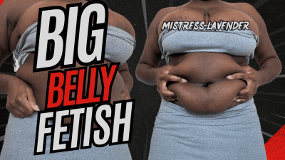 Beautiful Big Black Belly: Belly Button Fingering: Mistress Lavender