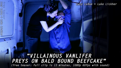 Villainous Vanlifer Preys On Bald Bound Beefcake