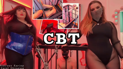Cruel Balls Stretching Cbt | Mistress Karino, Saint Shinaina
