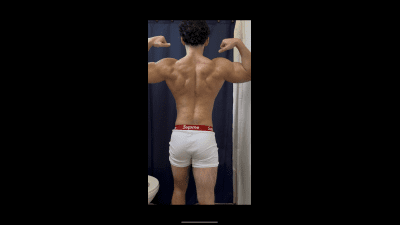 Muscle Worship- Back Posing