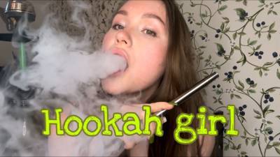 Look How The Goddess Smokes A Hookah
