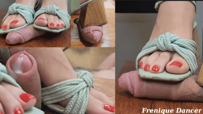Cruel Domme Frenique Smash Cock In Same High Heels She Used On Her Date With Lover - Cbt - Ballbusting - Post-Cum Cum On Feet - Foot Humiliation - POV - High Heels Cock Trample Foot Domination Foot Humiliation - Cock Squeeze