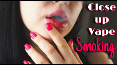 Close Up Vape Smoking